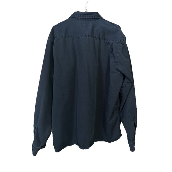 Wrangler Mens 2XL Dark Navy Heavy Cotton Denim Western RN130273 CA55394‎ - Picture 2 of 12